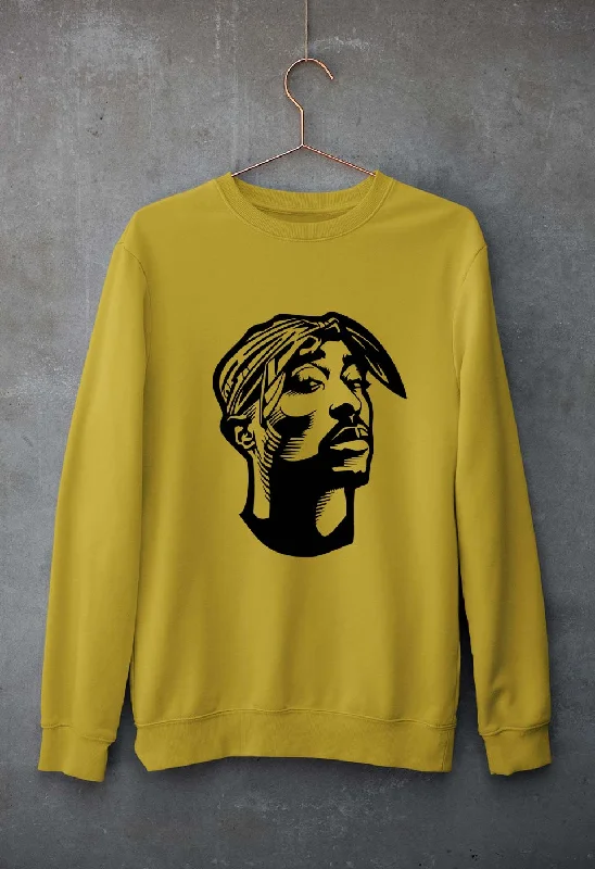 Tupac 2Pac Unisex Sweatshirt for Men/Women Hoodie with Side Slits Relaxed Casual