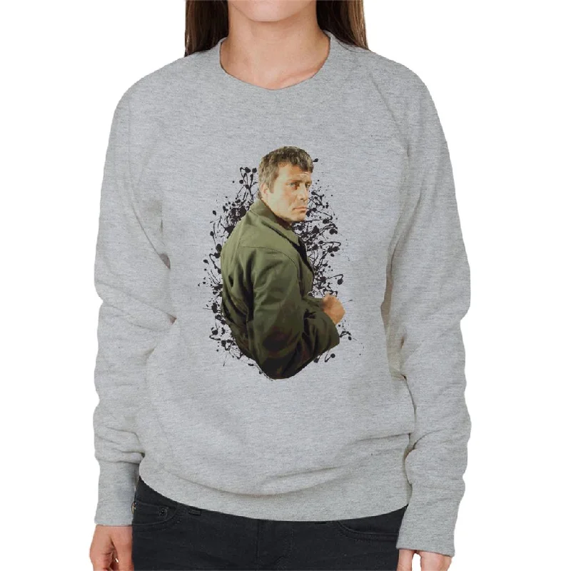 TV Times Oliver Reed 1971 Women's Sweatshirt Hoodie with Set-In Sleeves Structured Classic TV Times Oliver Reed 1971 Women's Sweatshirt Hoodie with Set-In Sleeves Structured Classic