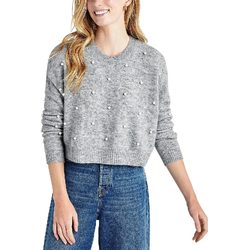 Womens Wool Blend Embellished Crewneck Sweater Lace Blend Ribbed Blend Corduroy Blend Womens Wool Blend Embellished Crewneck Sweater Lace Blend Ribbed Blend Corduroy Blend