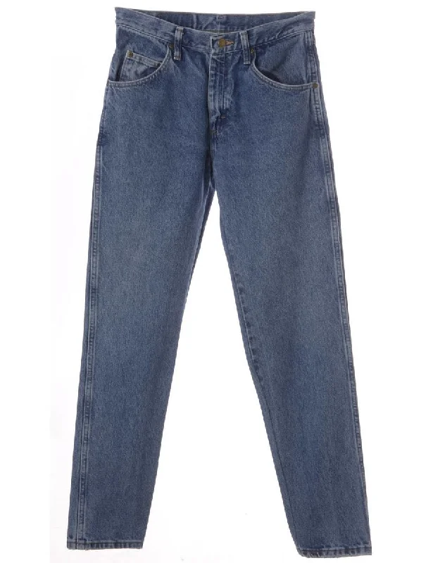 Label Thomas Tapered Denim Jeans Cozy Wide-Legged Jeans