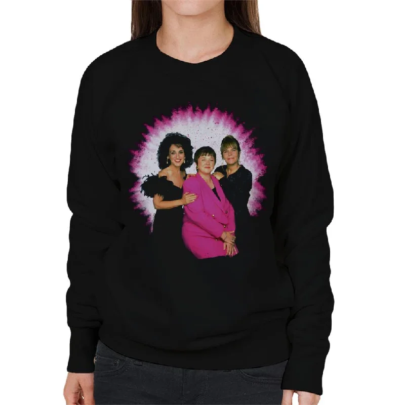 TV Times Stars Of Birds Of A Feather Women's Sweatshirt Hoodie with Toggle Buttons Decorative Unique TV Times Stars Of Birds Of A Feather Women's Sweatshirt Hoodie with Toggle Buttons Decorative Unique
