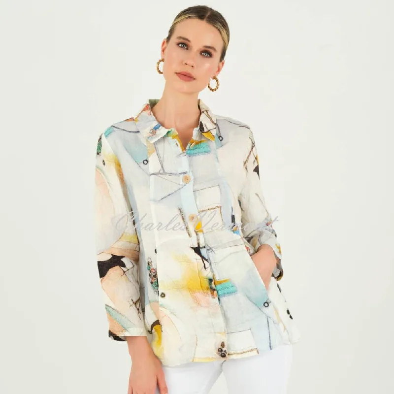 Dolcezza Blouse - Style 23660 Chic Off-Shoulder Blouse
