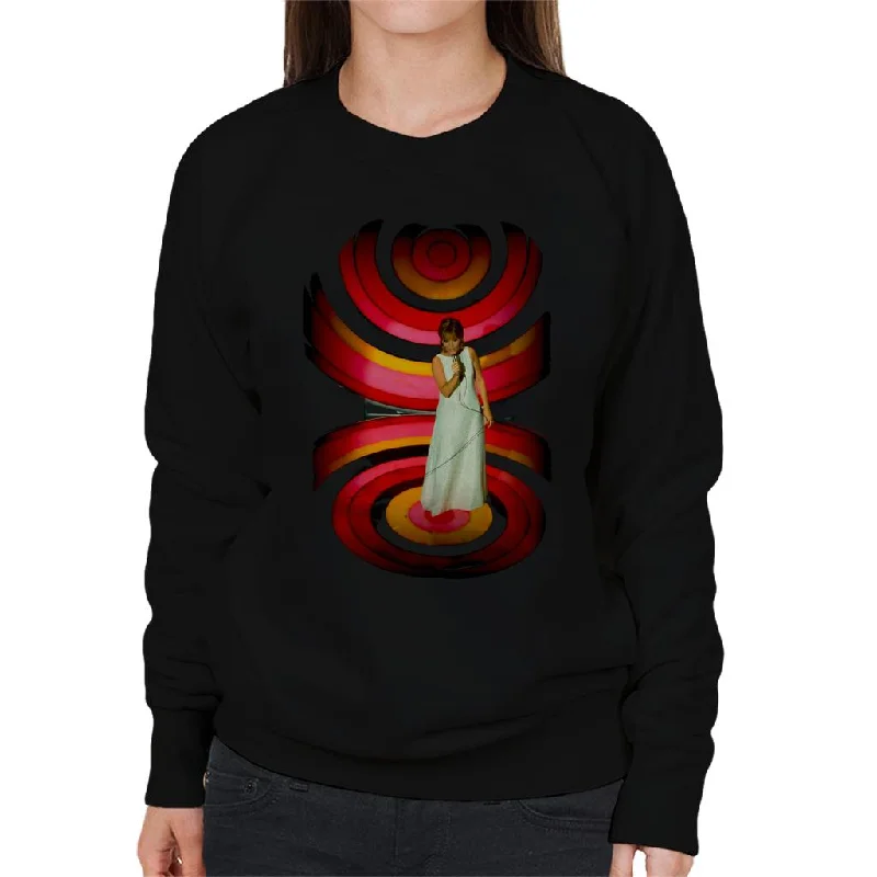TV Times Petula Clark Live Women's Sweatshirt Hoodie with Hem Drawcord Adjustable Customizable TV Times Petula Clark Live Women's Sweatshirt Hoodie with Hem Drawcord Adjustable Customizable