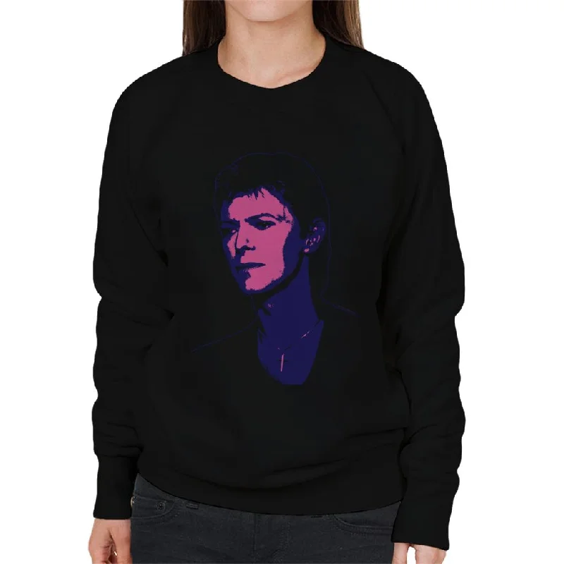 TV Times Pop Star David Bowie 1977 Pop Art Stylised Women's Sweatshirt Hooded Sweatshirt Casual Wear Street Style TV Times Pop Star David Bowie 1977 Pop Art Stylised Women's Sweatshirt Hooded Sweatshirt Casual Wear Street Style