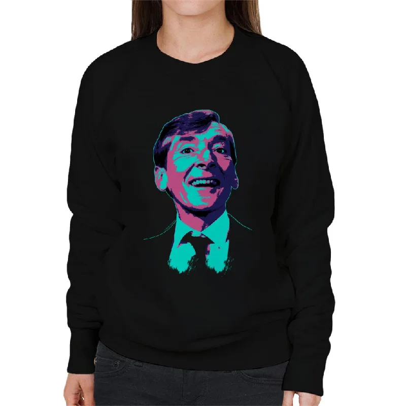 TV Times Kenneth Williams Retro Pop Art Stylised Women's Sweatshirt Hoodie with Drawstring Waist Adjustable Fitted TV Times Kenneth Williams Retro Pop Art Stylised Women's Sweatshirt Hoodie with Drawstring Waist Adjustable Fitted
