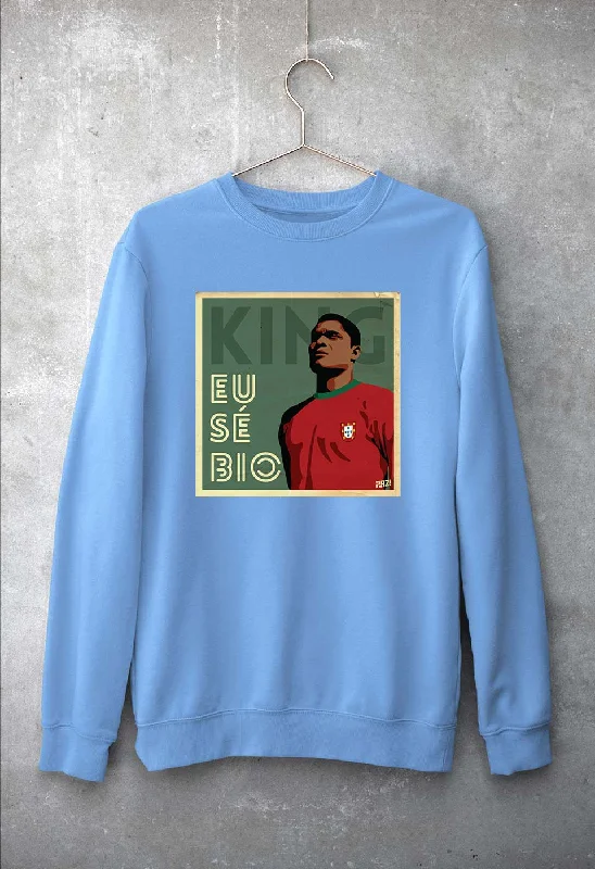 Eusébio Unisex Sweatshirt for Men/Women Hoodie with Lining Warm Insulated
