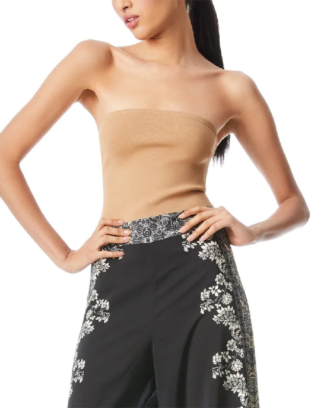 Alice + Olivia Alison Tube Top Sweater Thin Thick Dense