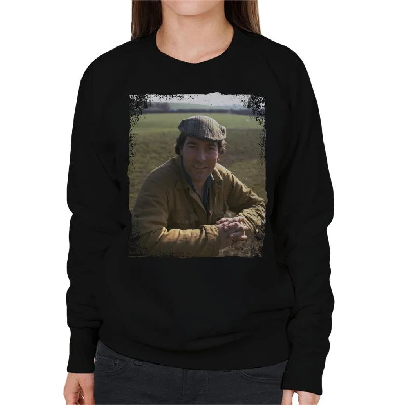 TV Times Jack Sugden As Played By Clive Hornby Emmerdale Women's Sweatshirt Hoodie with Earth Tones Natural Calm TV Times Jack Sugden As Played By Clive Hornby Emmerdale Women's Sweatshirt Hoodie with Earth Tones Natural Calm