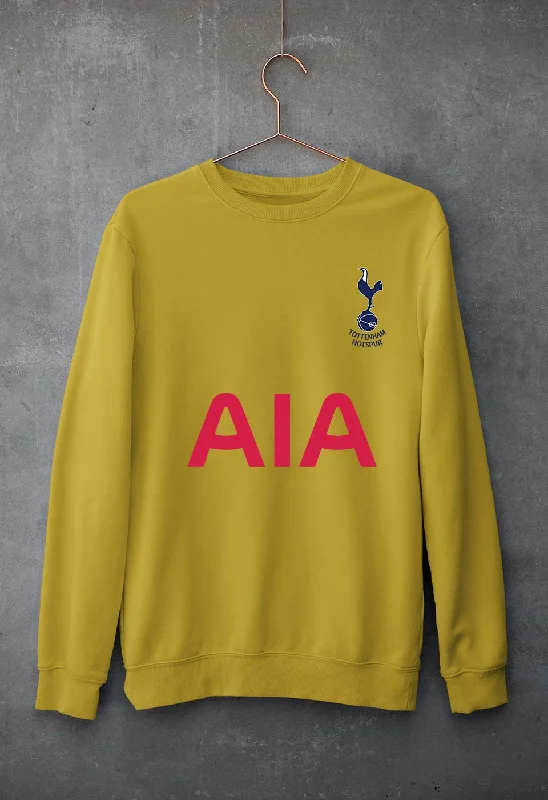 Tottenham Hotspur F.C. 2021-22 Unisex Sweatshirt for Men/Women Hoodie with Hem Contrast Bold Stylish Tottenham Hotspur F.C. 2021-22 Unisex Sweatshirt for Men/Women Hoodie with Hem Contrast Bold Stylish