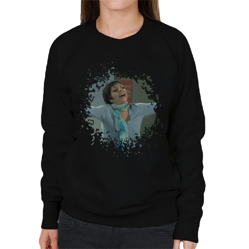 TV Times Liza Minnelli Distressed Edge Effect Women's Sweatshirt Hoodie with Lace Feminine Delicate TV Times Liza Minnelli Distressed Edge Effect Women's Sweatshirt Hoodie with Lace Feminine Delicate