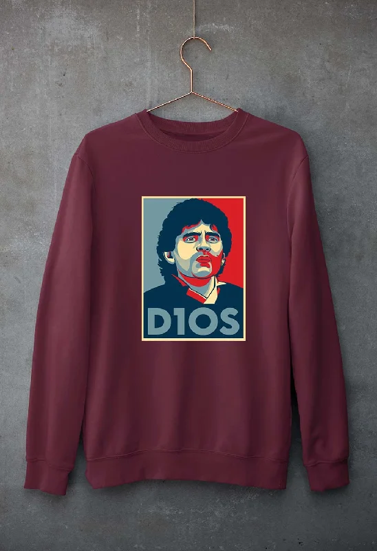 Diego Maradona Unisex Sweatshirt for Men/Women Hoodie with Hem Patch Decorative Personalized Diego Maradona Unisex Sweatshirt for Men/Women Hoodie with Hem Patch Decorative Personalized