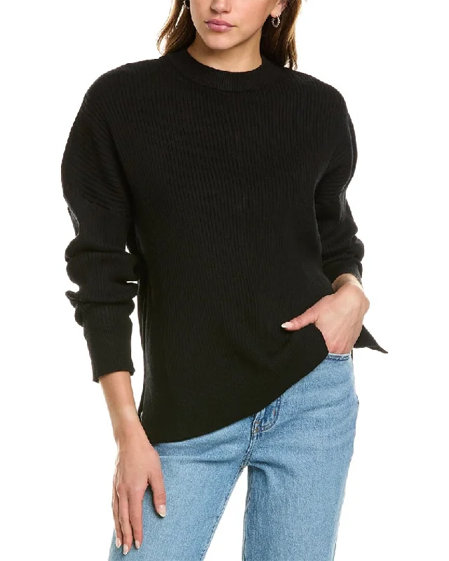 Beach Riot Callie Sweater Silk Blend Satin Velvet