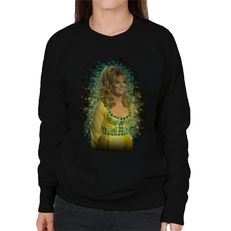 TV Times Dusty Springfield Flare Glow Effect Women's Sweatshirt Hoodie with Reflective Safety Nightwear TV Times Dusty Springfield Flare Glow Effect Women's Sweatshirt Hoodie with Reflective Safety Nightwear