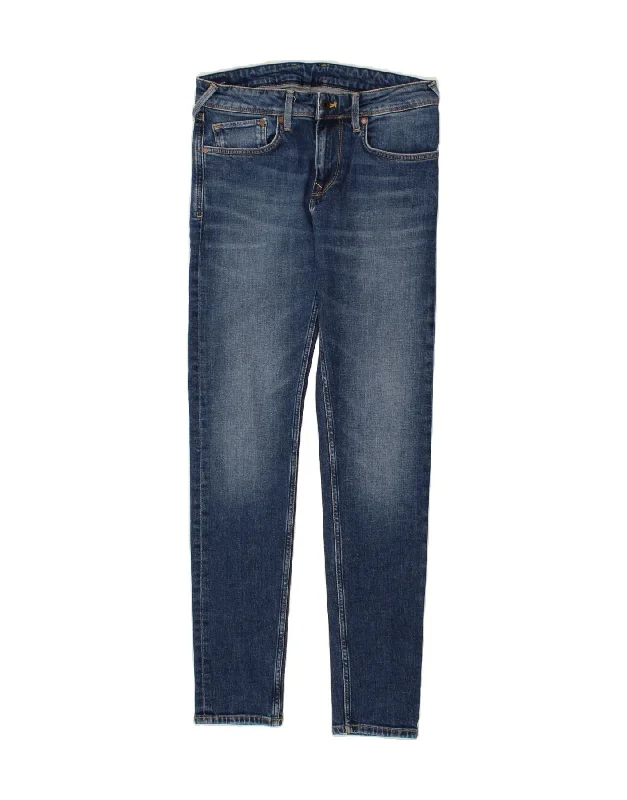 PEPE JEANS Womens Skinny Jeans W29 L32  Blue Cotton Stylish Cargo Style Jeans
