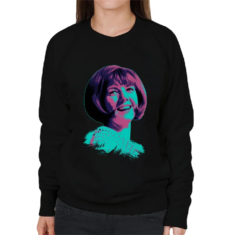 TV Times Cilla Black 1964 Pop Art Stylised Women's Sweatshirt Hoodie with Hood Adjustable Protection TV Times Cilla Black 1964 Pop Art Stylised Women's Sweatshirt Hoodie with Hood Adjustable Protection