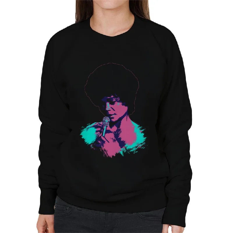 TV Times Singer Eartha Kitt 1973 Pop Art Stylised Women's Sweatshirt Hoodie with Drawcord Adjustable Secure TV Times Singer Eartha Kitt 1973 Pop Art Stylised Women's Sweatshirt Hoodie with Drawcord Adjustable Secure