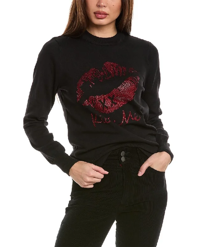 Nanette Nanette Lepore Sweater Mesh Fabric Canvas Fabric Denim Fabric