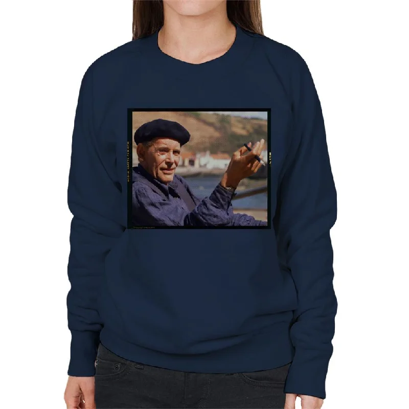 TV Times Peter O Toole Women's Sweatshirt Hoodie with Applique Textured Unique