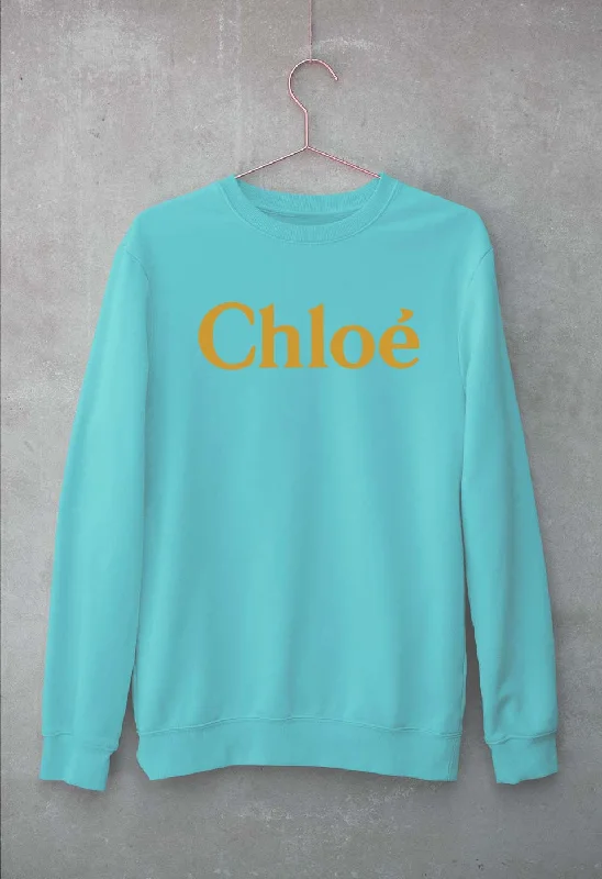 Chloé Unisex Sweatshirt for Men/Women Hoodie with Crew Neck Simple Timeless