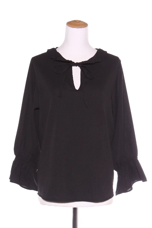 KILT (NZ) Ruffle detail reversible blouse! 12 Wrap Front Blouse