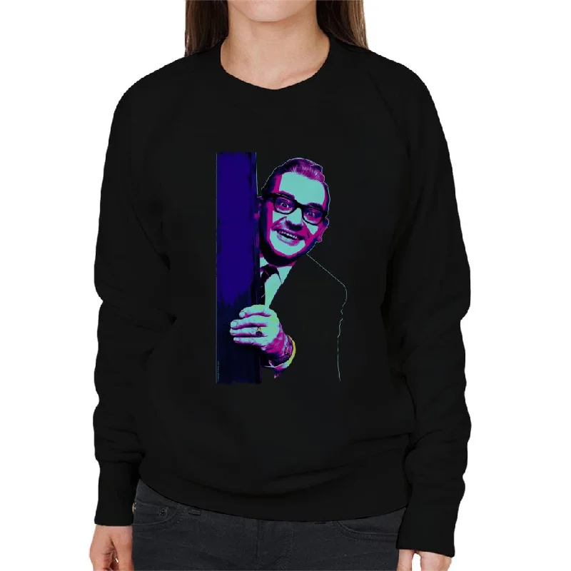 TV Times Ronnie Barker 1968 Pop Art Stylised Women's Sweatshirt Hoodie with Magnetic Closure Innovative Modern TV Times Ronnie Barker 1968 Pop Art Stylised Women's Sweatshirt Hoodie with Magnetic Closure Innovative Modern