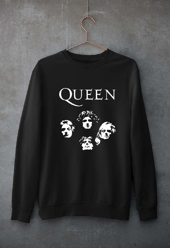 Queen Rock Band Unisex Sweatshirt for Men/Women Hoodie with Hem Embroidery Detailed Premium Queen Rock Band Unisex Sweatshirt for Men/Women Hoodie with Hem Embroidery Detailed Premium