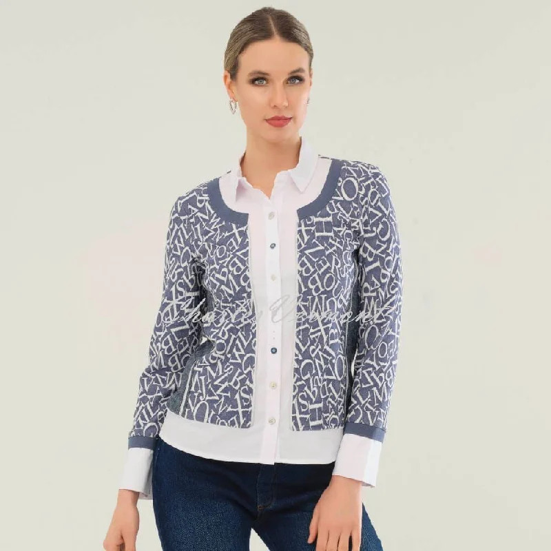 Dolcezza 2-In-1 Blouse - Style 73130 Double Button Blouse