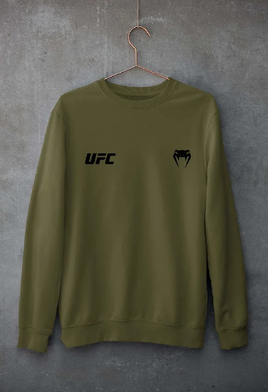 UFC Venum Unisex Sweatshirt for Men/Women Hoodie with Earth Tones Natural Calm