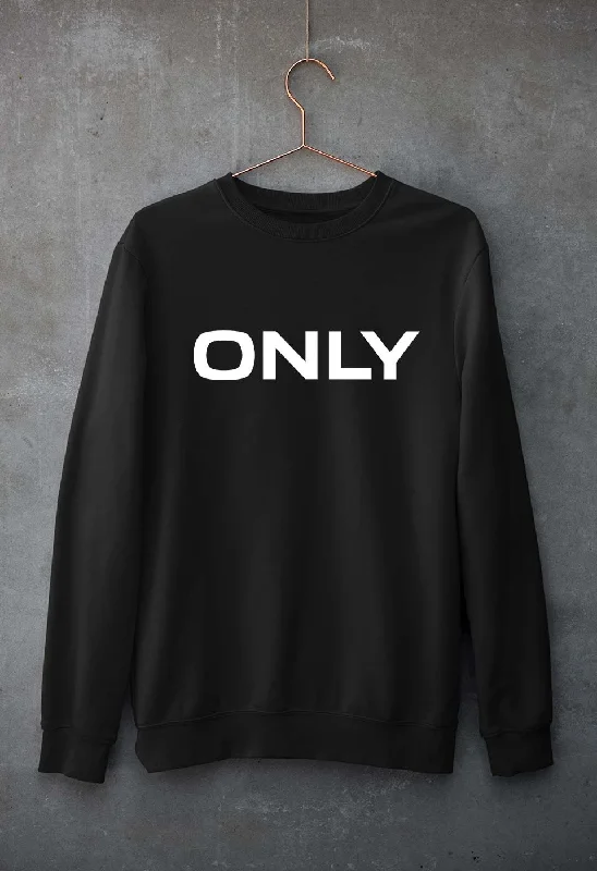 Only Unisex Sweatshirt for Men/Women Hoodie with Half-Zip Sporty Casual