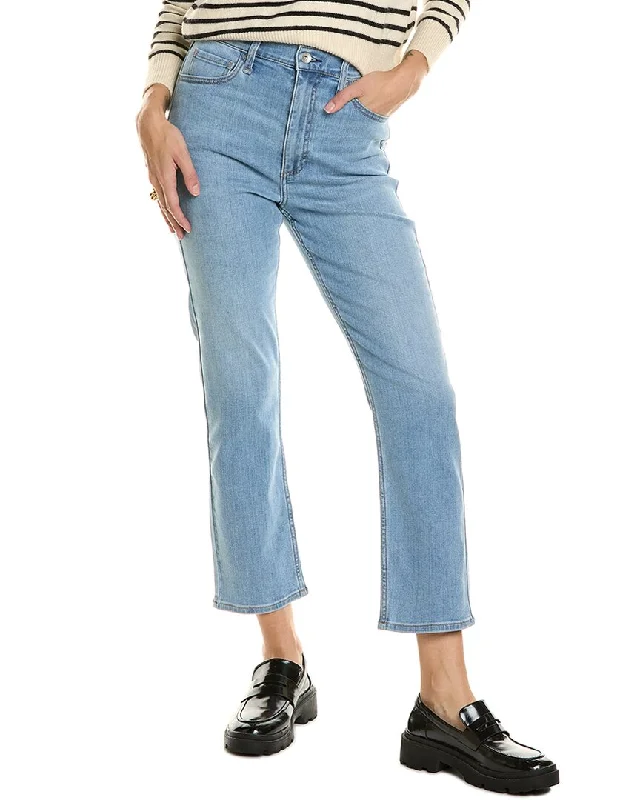 rag & bone Fern High-Rise Light Wash Slim Jean Trendy Vintage Denim Jeans