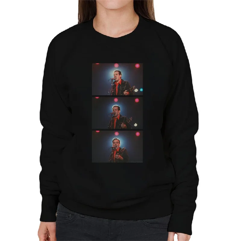 TV Times Mick Jones Live The Clash Women's Sweatshirt Hoodie with Camouflage Military Edgy