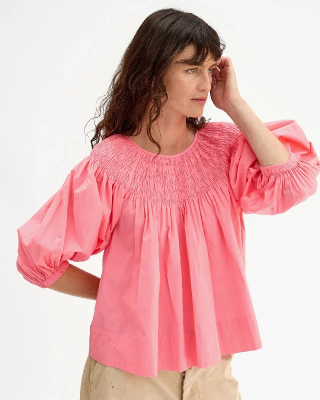 Fleur Blouse Petal Cotton Lawn Pastel Color Blouse