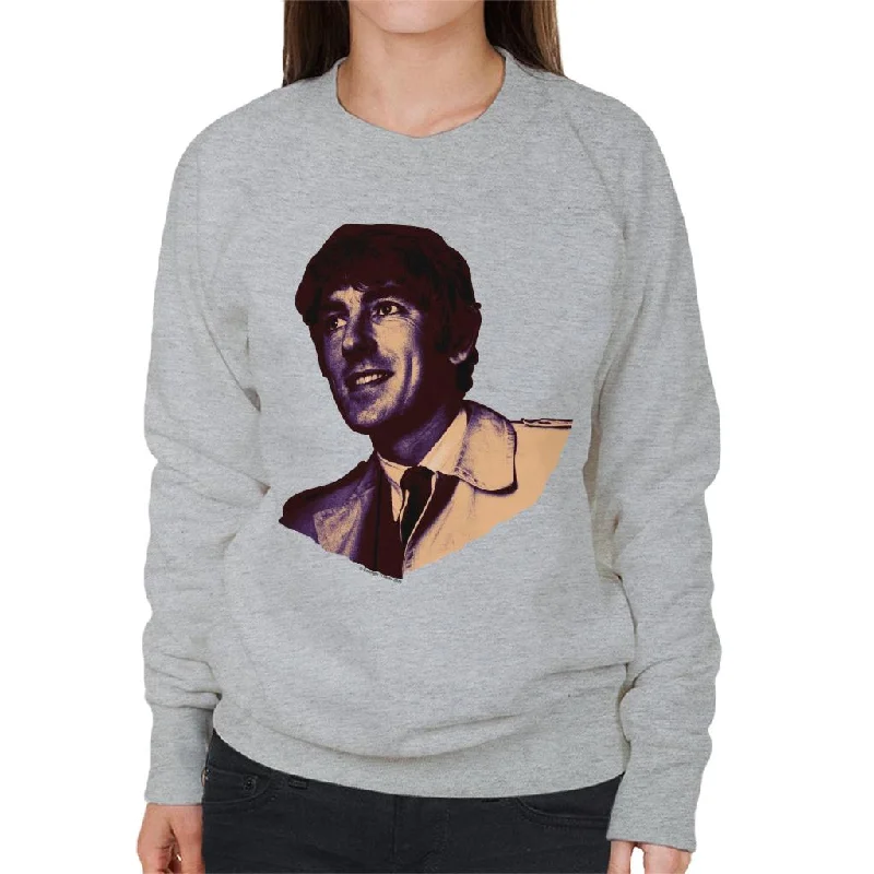 TV Times Peter Cook Women's Sweatshirt Hoodie with Frayed Bohemian Relaxed