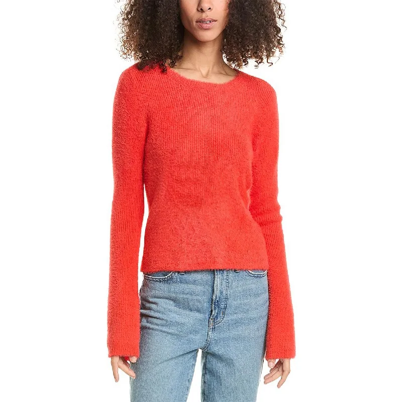 Womens Crewneck Long Sleeve Pullover Sweater Wool Sweater Cotton Sweater Cashmere Sweater