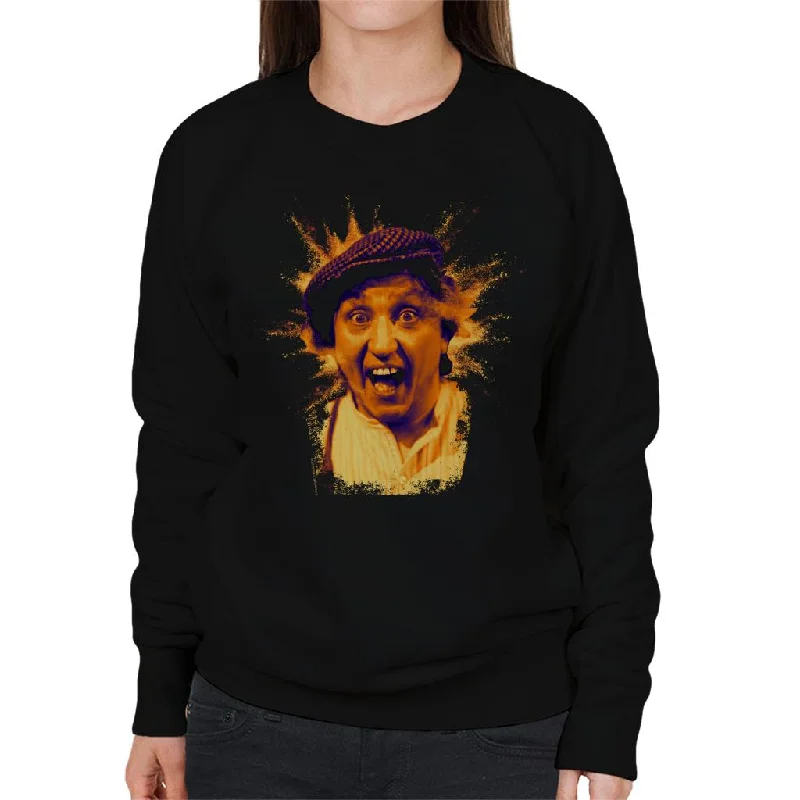 TV Times Comedian Ken Dodd 1978 Women's Sweatshirt Hoodie with Patch Decorative Personalized TV Times Comedian Ken Dodd 1978 Women's Sweatshirt Hoodie with Patch Decorative Personalized