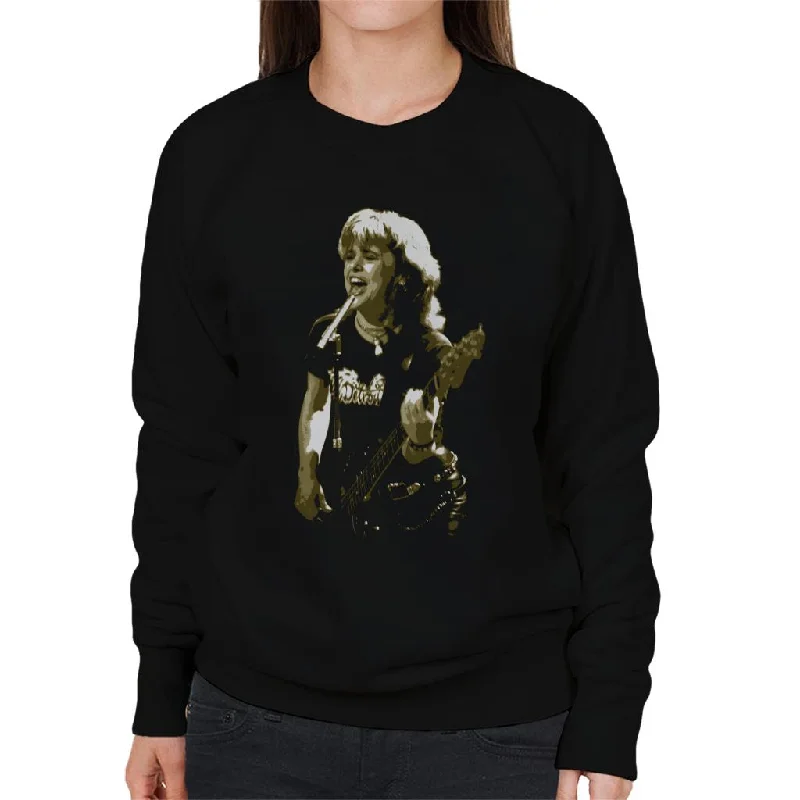 TV Times Suzi Quatro Live Women's Sweatshirt Hoodie with Half-Zip Sporty Casual