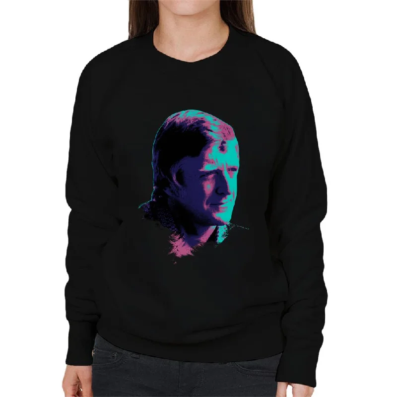 TV Times Michael Parkinson 1976 Pop Art Stylised Women's Sweatshirt Hoodie with Elastic Waist Stretchable Comfortable TV Times Michael Parkinson 1976 Pop Art Stylised Women's Sweatshirt Hoodie with Elastic Waist Stretchable Comfortable