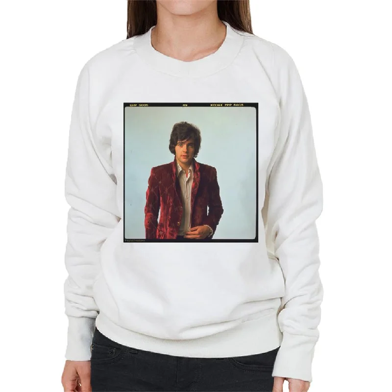TV Times David Essex Portrait Women's Sweatshirt Hoodie with Monochrome Minimalist Simple TV Times David Essex Portrait Women's Sweatshirt Hoodie with Monochrome Minimalist Simple