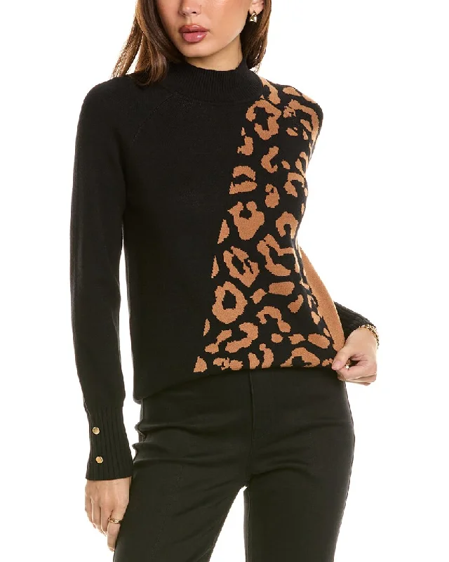 Joseph A. Turtleneck Sweater Oversized Loose Flowy