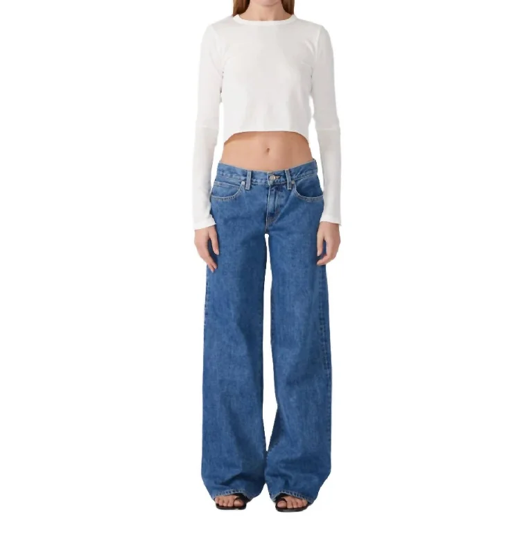 Mica Wide Leg Jeans In Sweet Memory Cozy Stretch High-Waist Jeans