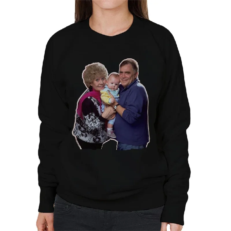 TV Times Coronation Streets Jack And Vera Duckworth Women's Sweatshirt Hoodie with Drawstring Waist Adjustable Fitted TV Times Coronation Streets Jack And Vera Duckworth Women's Sweatshirt Hoodie with Drawstring Waist Adjustable Fitted