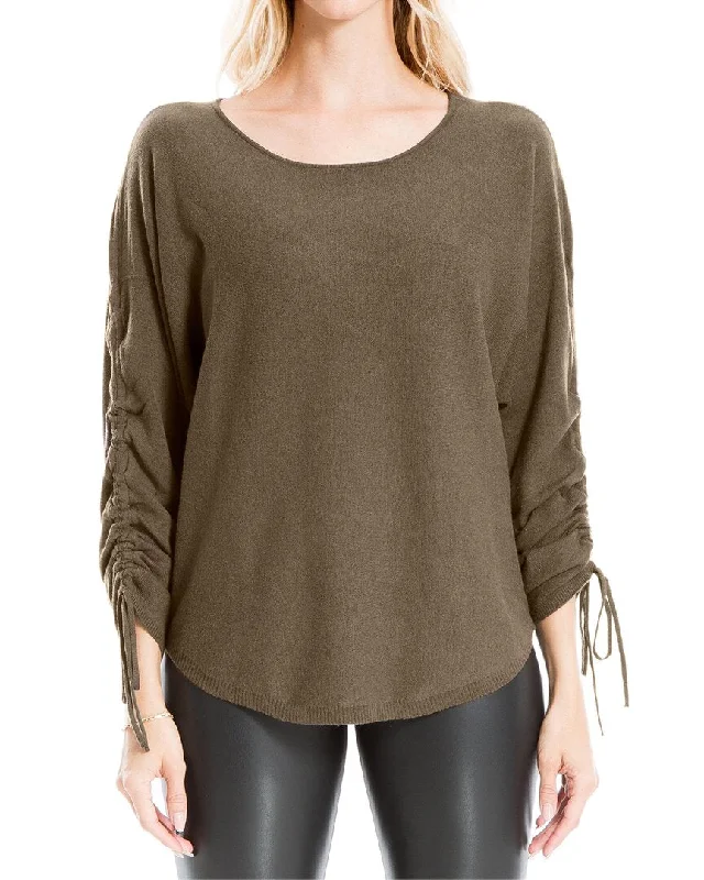 Max Studio Dolman Sweater Fitted Slim Tailored