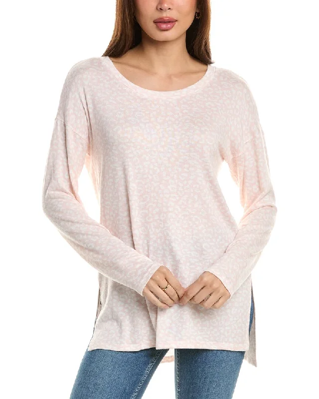 Bobeau Brushed Sweater Tunic Iron Safe Non-Iron Wrinkle Free
