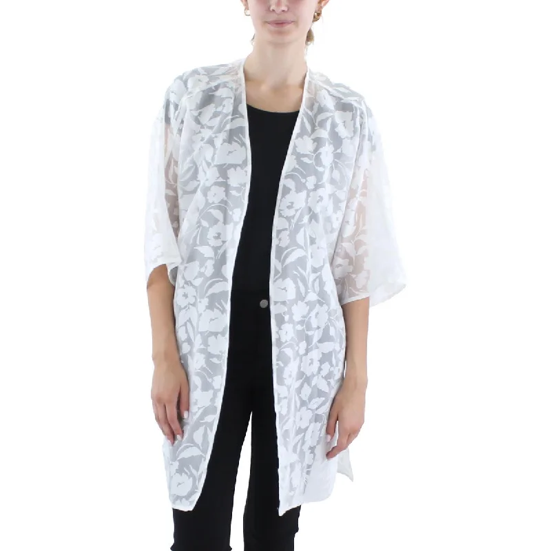 Womens Oversized Side Slit Cardigan Sweater Faux Fur Fabric Real Fur Fabric Shearling Fabric
