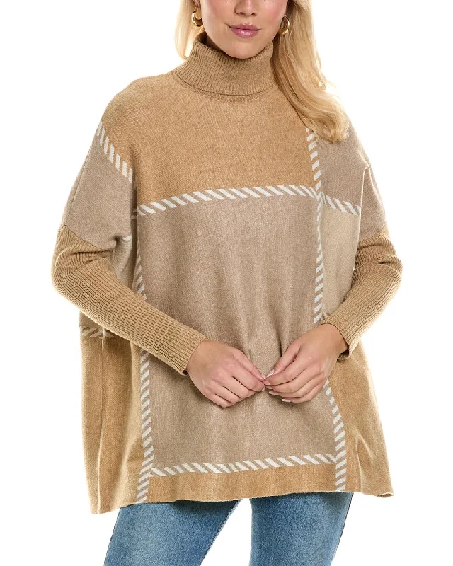 Joseph A. Turtleneck Tunic Sweater Casual Formal Business