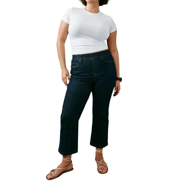 Kick Flare Jeans In Raw Indigo Stylish Acid-Wash Jeans