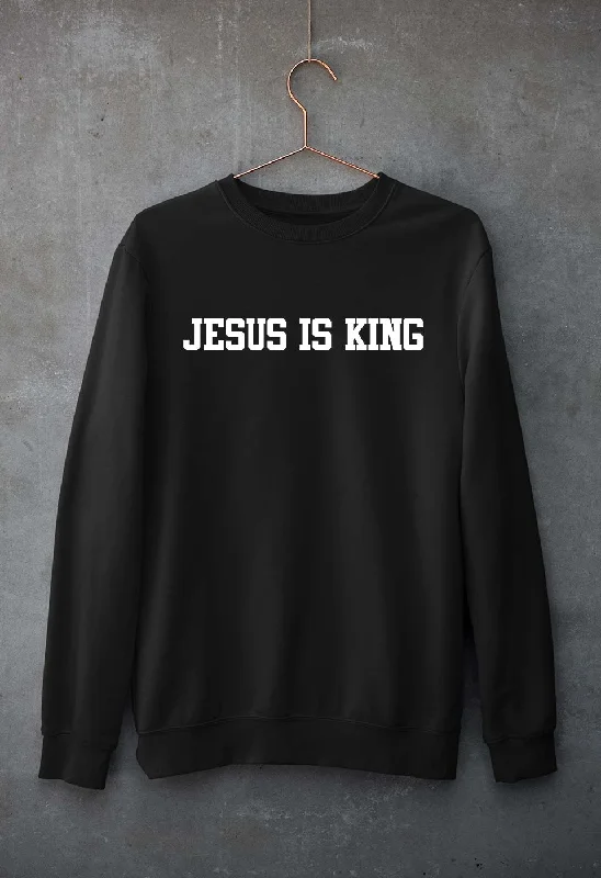 Jesus is King Unisex Sweatshirt for Men/Women Zip Hoodie Drawstring Kangaroo Pocket