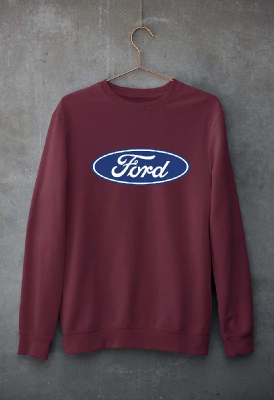 Ford Unisex Sweatshirt for Men/Women Hoodie with Oversized Fit Loose Comfortable