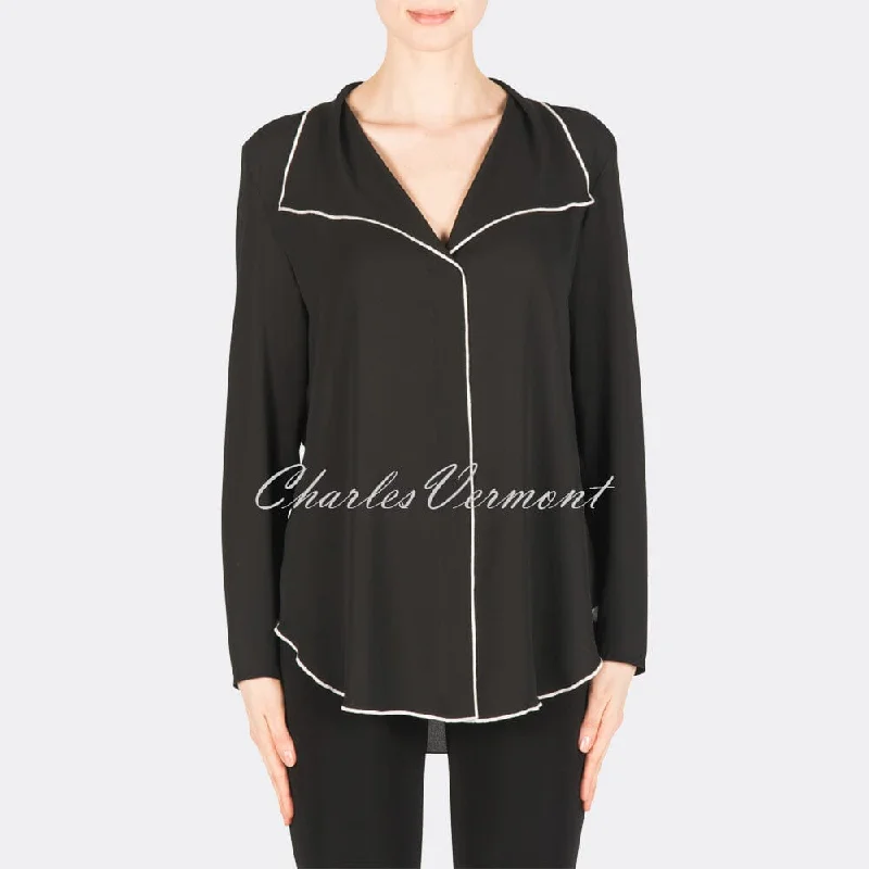Joseph Ribkoff Blouse – style 183123 Feminine Tie Blouse