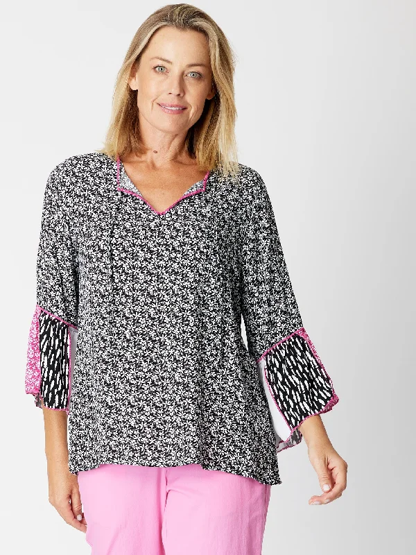Barbie Blouse sleeve detail Elegant Peplum Blouse